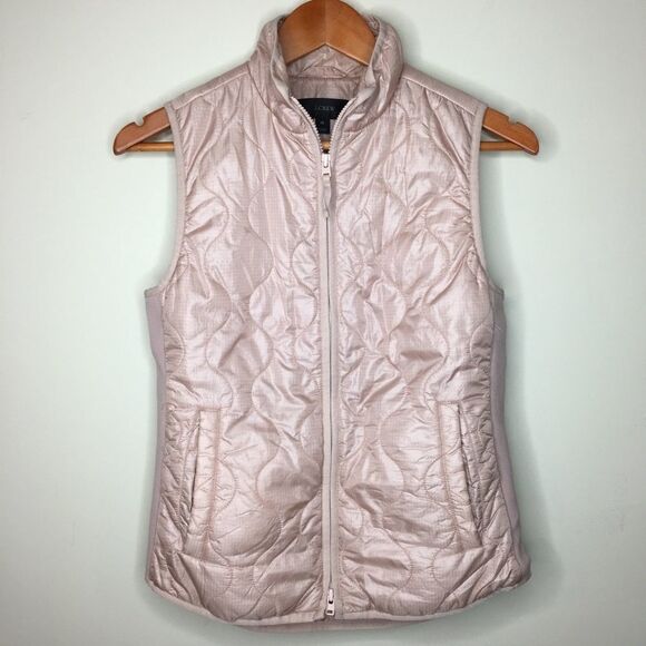 J.Crew XS Layering vest with Primaloft Pale Petal - Picture 1 of 7
